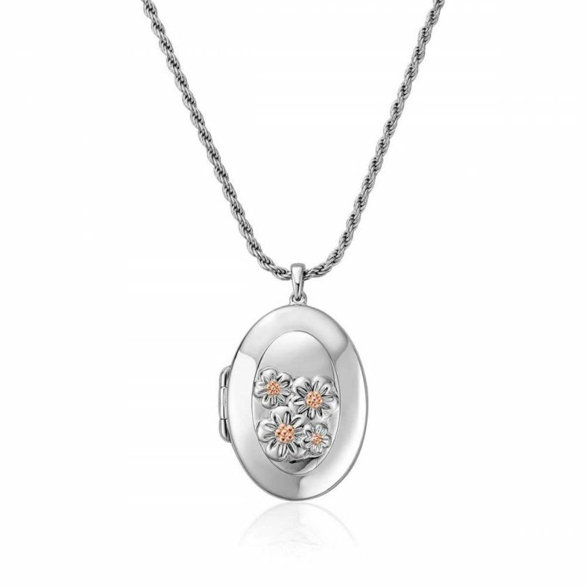 Necklaces & Pendants | Womens Forget Me Not Locket 9ct Rose Gold Necklaces & Pendants