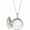 Necklaces & Pendants | Womens Gold Plated Flower Locket Necklace Jewellery Type Necklaces & Pendants