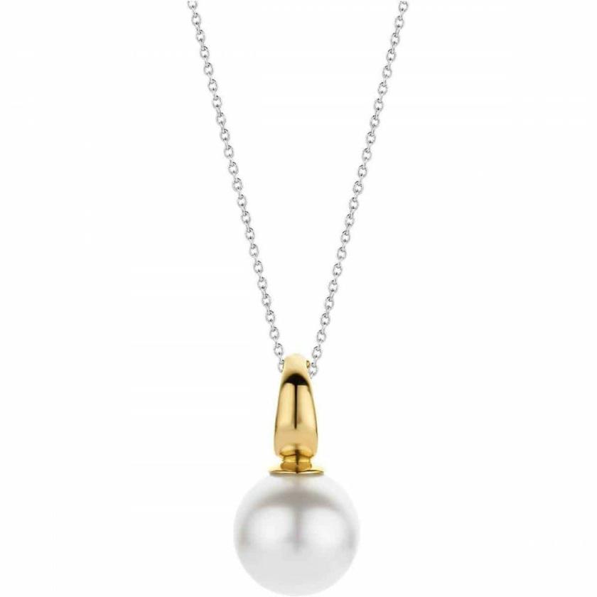 Necklaces & Pendants | Womens Gold Plated White Pearl Necklace Jewellery Type Necklaces & Pendants