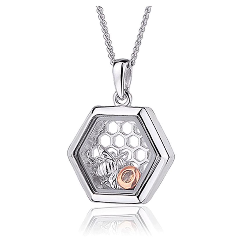 Necklaces & Pendants | Womens Honey Bee Inner Charm Necklace 9ct Rose Gold Necklaces & Pendants