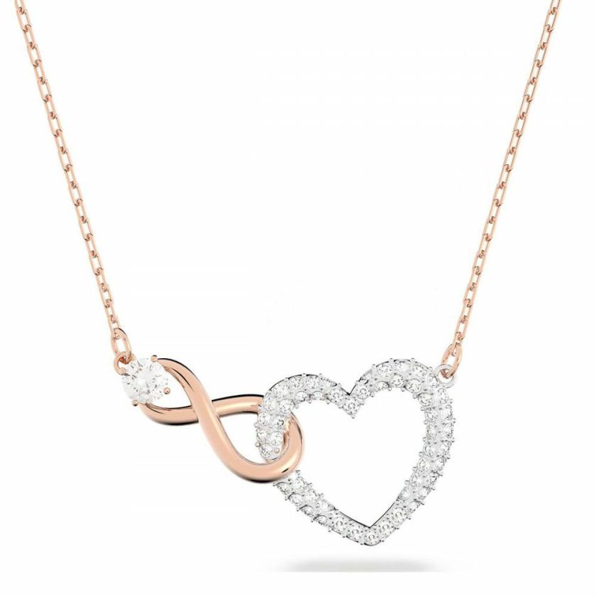 Necklaces & Pendants | Womens Infinity & Heart Interlocking Rose Gold Toned Necklace Jewellery Type Necklaces & Pendants