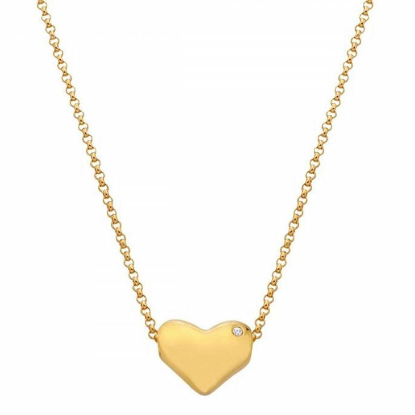 Necklaces & Pendants | Womens Jac Jossa x Desire Gold Plated Heart Necklace Jewellery Type Necklaces & Pendants