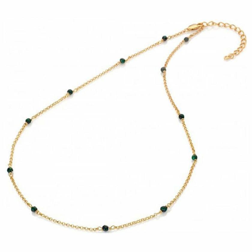 Necklaces & Pendants | Womens Jac Jossa x Revive Malachite Necklace 18ct Yellow Gold Necklaces & Pendants