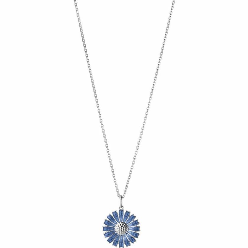 Necklaces & Pendants | Womens Ladies Blue Daisy Necklace Jewellery Type Necklaces & Pendants