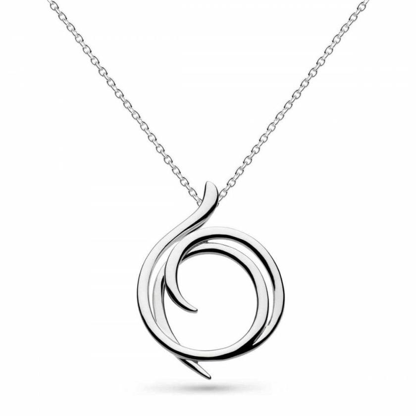 Necklaces & Pendants | Womens Ladies Entwine Helix Warp Necklace Jewellery Type Necklaces & Pendants