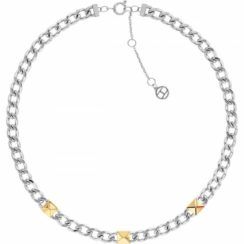 Necklaces & Pendants | Womens Ladies Gianna Two Tone Curb Chain Necklace Jewellery Type Necklaces & Pendants