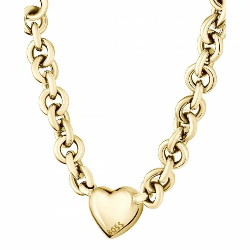 Necklaces & Pendants | Womens Ladies Honey Love Gold Plated Heart Chain Necklace Jewellery Type Necklaces & Pendants