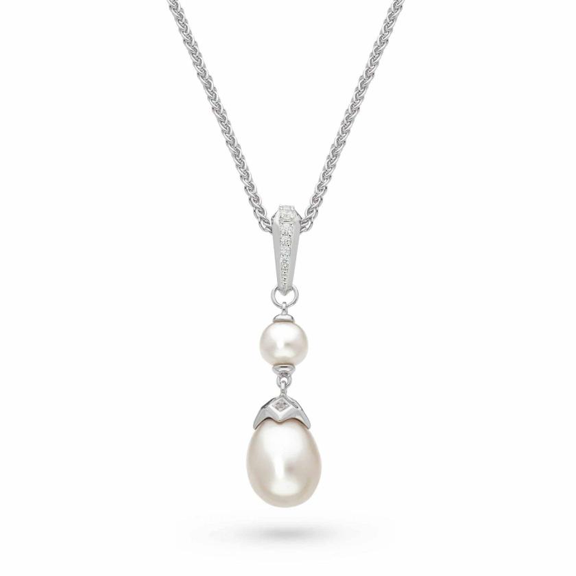 Necklaces & Pendants | Womens Ladies Revival Pearl Glitz Drop Necklace Jewellery Type Necklaces & Pendants