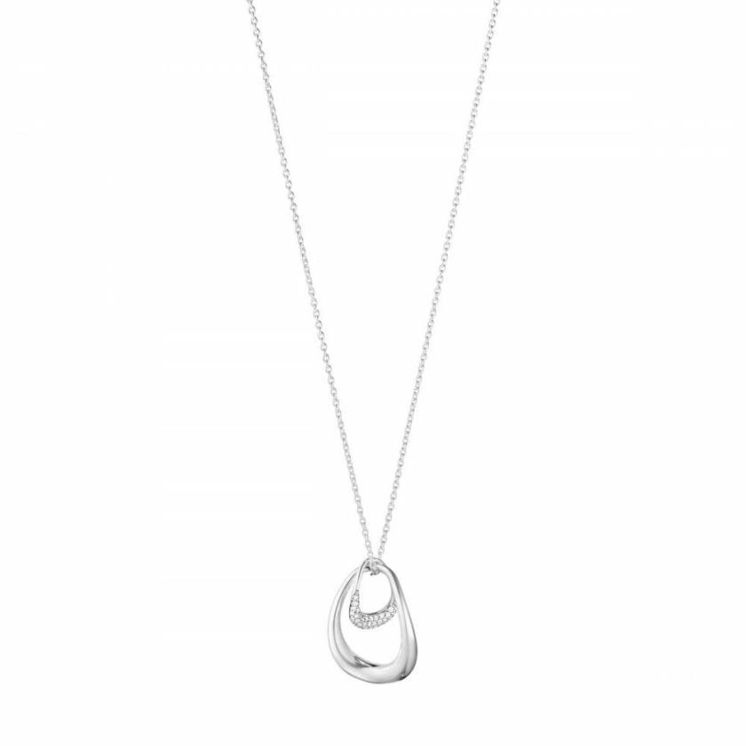 Necklaces & Pendants | Womens Large Silver Diamond Offspring Necklace Jewellery Type Necklaces & Pendants