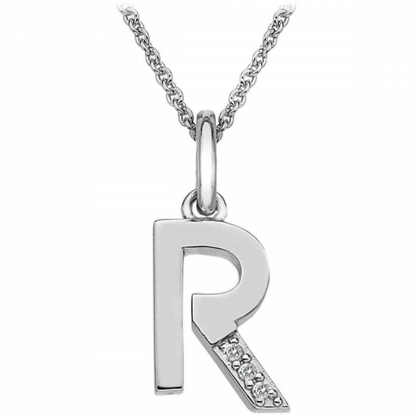 Necklaces & Pendants | Womens Letter ‘R’ Micro Necklace Jewellery Type Necklaces & Pendants