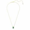 Necklaces & Pendants | Womens Matrix Rectangular Cut Gold Toned Green Stone Set Necklace Jewellery Type Necklaces & Pendants