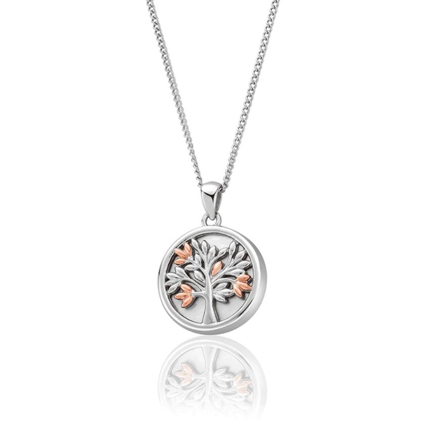 Necklaces & Pendants | Womens Mother of Pearl Tree of Life Necklace 9ct Rose Gold Necklaces & Pendants