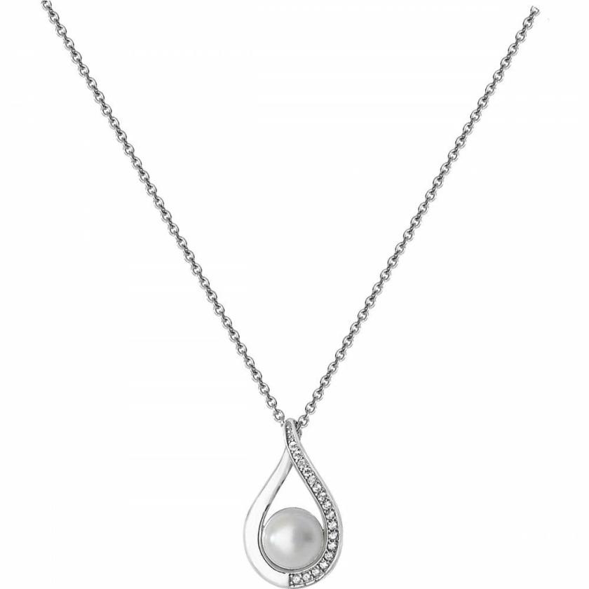 Necklaces & Pendants | Womens Silver Pearl Drop Necklace Jewellery Type Necklaces & Pendants