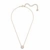 Necklaces & Pendants | Womens Sparkling Dance Round Cut Stone Set Rose Gold Toned Necklace Jewellery Type Necklaces & Pendants