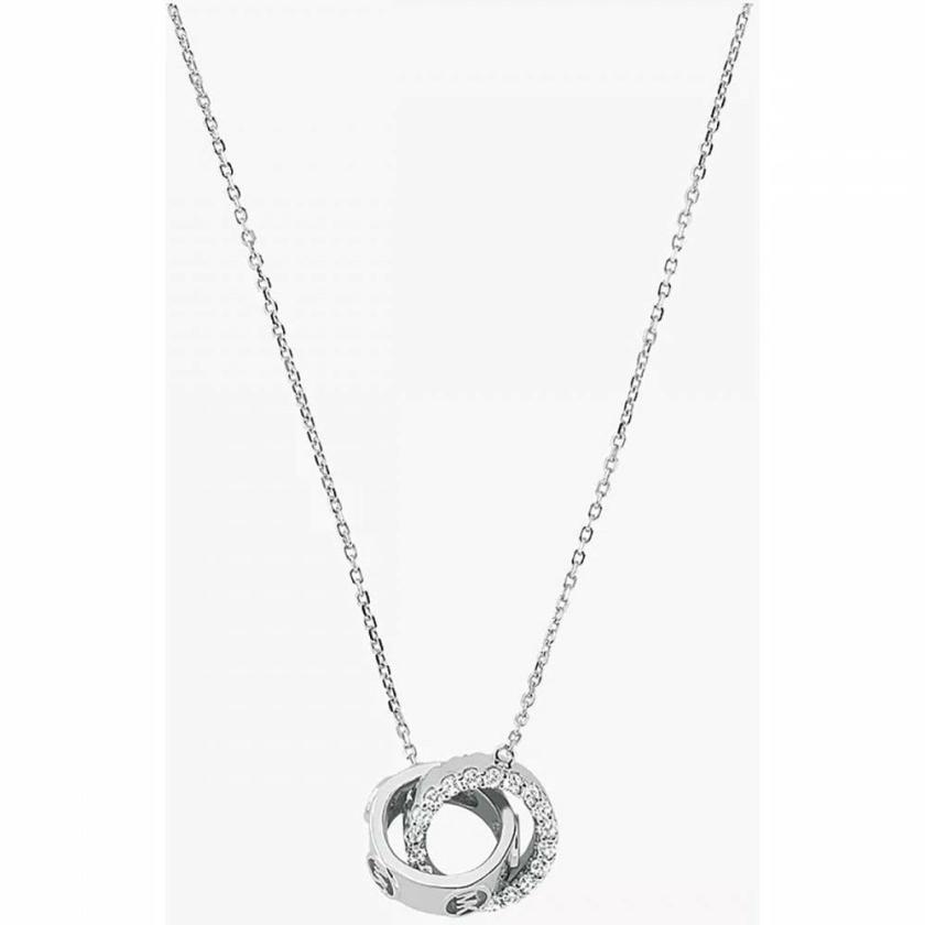 Necklaces & Pendants | Womens Sterling Silver Interlocking Necklace Jewellery Type Necklaces & Pendants