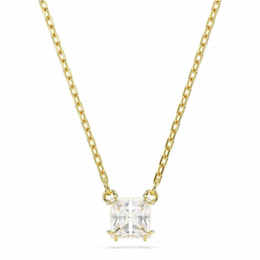 Necklaces & Pendants | Womens Stilla Square Cut Gold Plated Necklace Jewellery Type Necklaces & Pendants