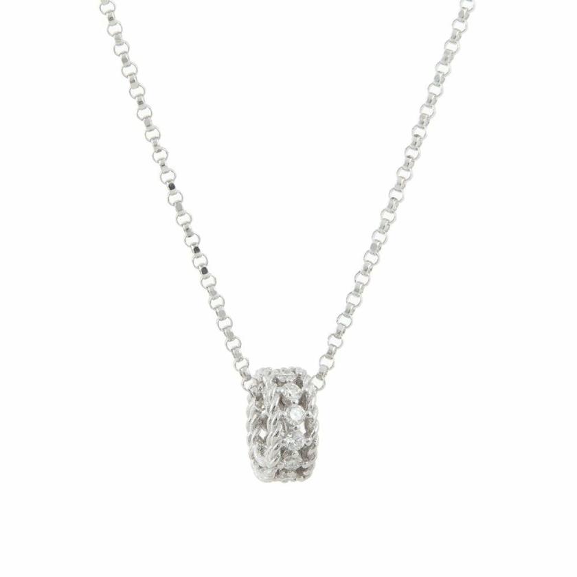 Necklaces & Pendants | Womens Symphony White Gold Diamond Pendant 18ct White Gold Necklaces & Pendants