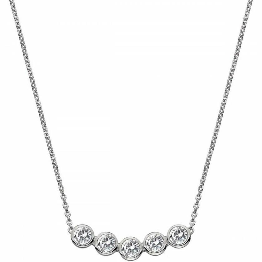 Necklaces & Pendants | Womens Tender White Topaz Row Necklace Jewellery Type Necklaces & Pendants