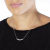 Necklaces & Pendants | Womens Tender White Topaz Row Necklace Jewellery Type Necklaces & Pendants