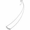 Necklaces & Pendants | Womens Tender White Topaz Row Necklace Jewellery Type Necklaces & Pendants