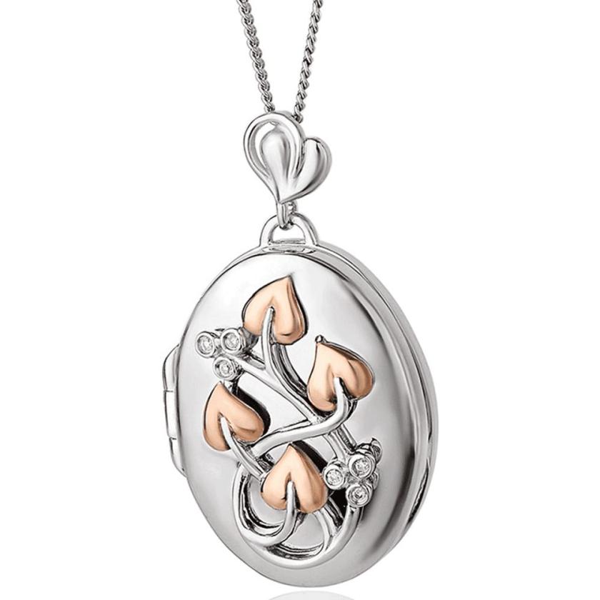 Necklaces & Pendants | Womens Tree of Life Diamond Locket 9ct Rose Gold Necklaces & Pendants