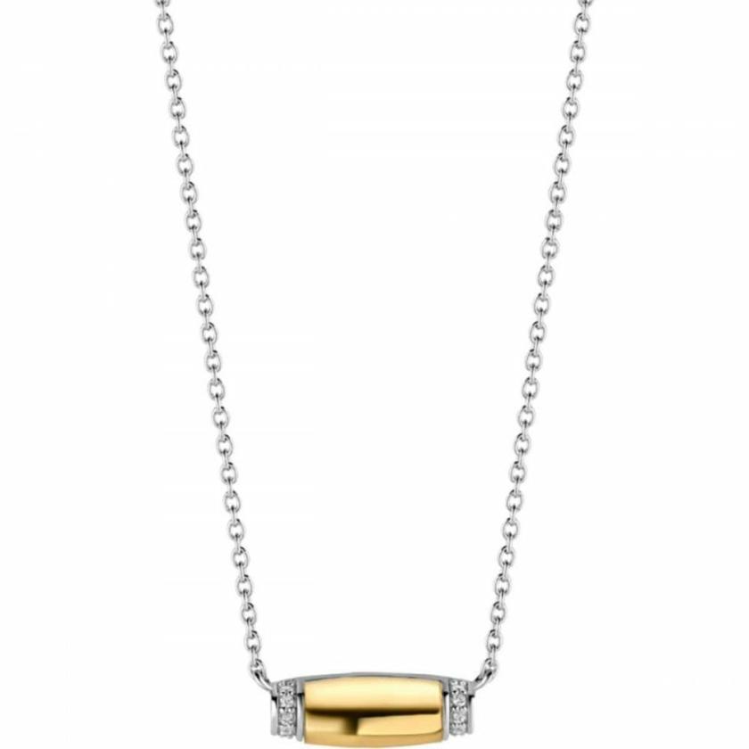 Necklaces & Pendants | Womens Two Tone Barrel Necklace Jewellery Type Necklaces & Pendants