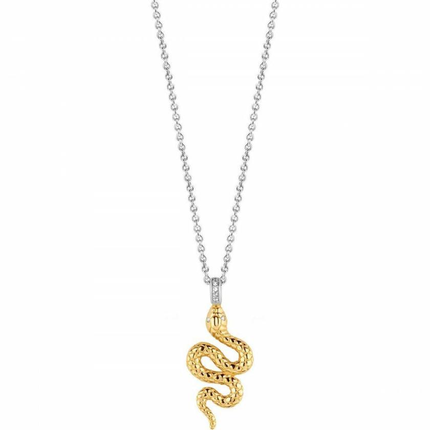 Necklaces & Pendants | Womens Two Tone Snake Necklace Jewellery Type Necklaces & Pendants