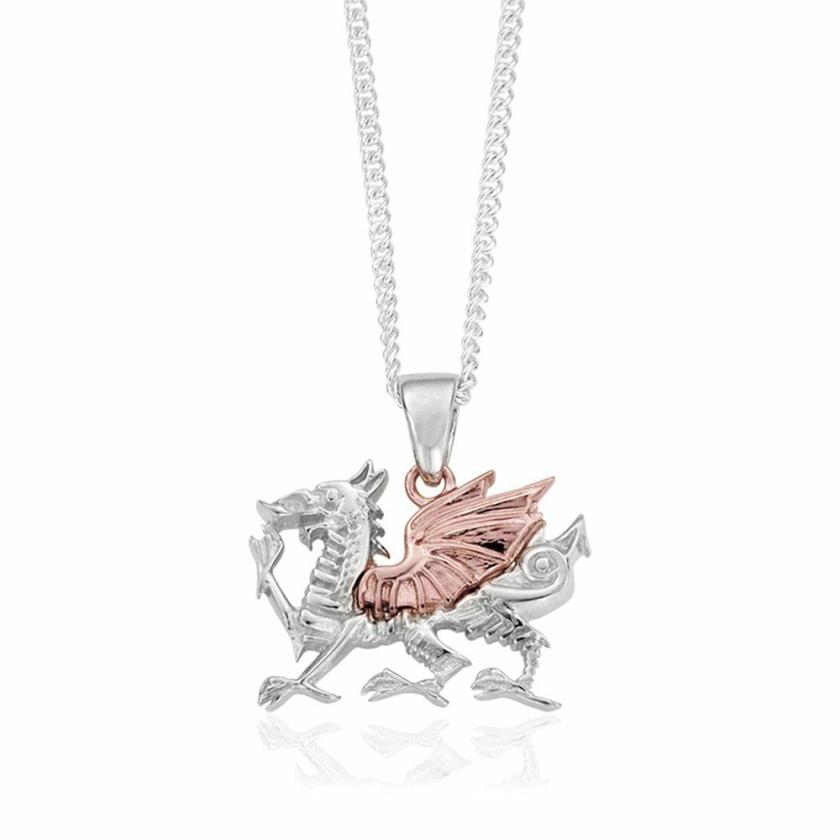 Necklaces & Pendants | Womens Welsh Dragon Pendant 9ct Rose Gold Necklaces & Pendants