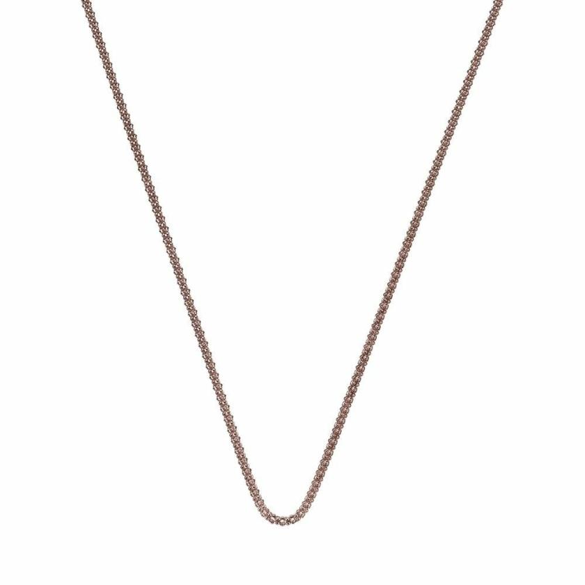 Necklaces & Pendants | Womens Emozioni 30" Rose Gold Popcorn Chain Jewellery Type Necklaces & Pendants