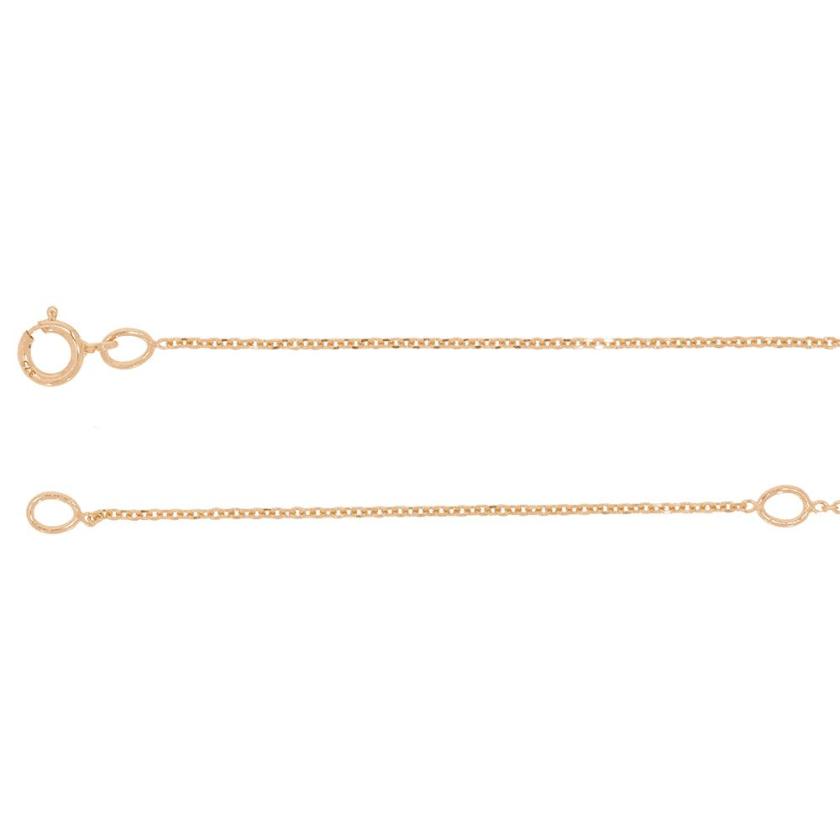 Necklaces & Pendants | Womens 9ct Rose Gold 16-18" Trace Chain 9ct Rose Gold Necklaces & Pendants