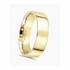 Rings | Mens/Womens Flat Top Wedding Ring 18ct Rose Gold Mens