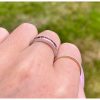 Rings | Womens 18ct White Gold Pink Sapphire Eternity Ring 18ct White Gold Rings