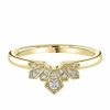 Rings | Womens Art Deco-inspired Diamond Set U Silhouette Shaped Band Diamond Jewellery Rings