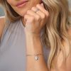 Rings | Womens Forget me Knot Silver & Rose Ring 9ct Rose Gold Rings