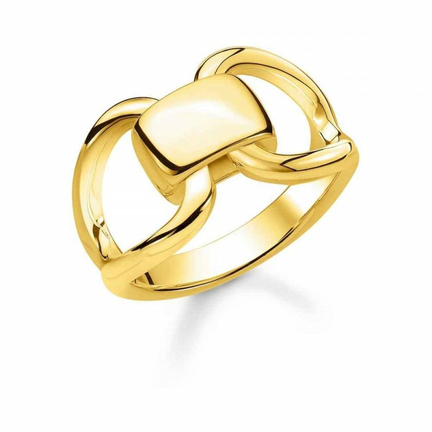 Rings | Womens Gold Plated Linked Heritage Ring Jewellery Type Rings