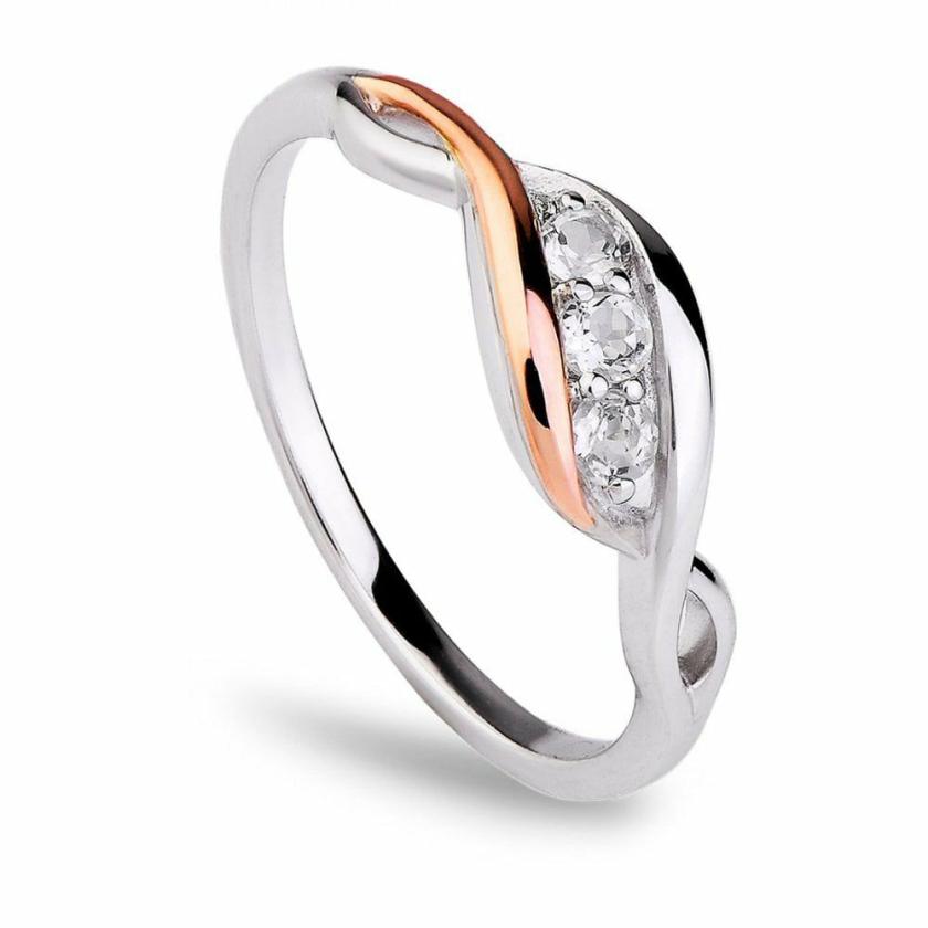 Rings | Womens Past Present Future Ring 9ct Rose Gold Rings