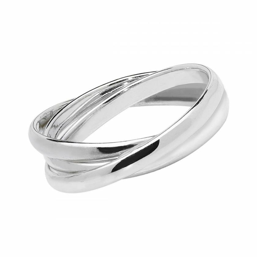 Rings | Womens Silver Russian Link Ring Jewellery Type Rings