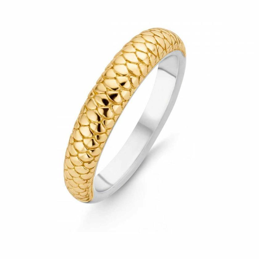 Rings | Womens Thin Gold Plated Snake Print Ring Jewellery Type Rings