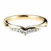 Rings | Womens Tiara-inspired Diamond Set V Silhouette Shaped Band Diamond Jewellery Rings