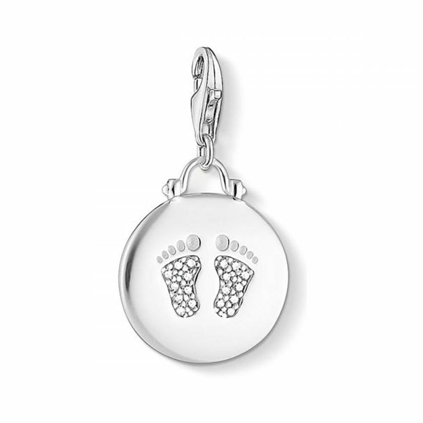 Beads & Charms | Womens Baby Footprints Charm Beads & Charms Beads & Charms