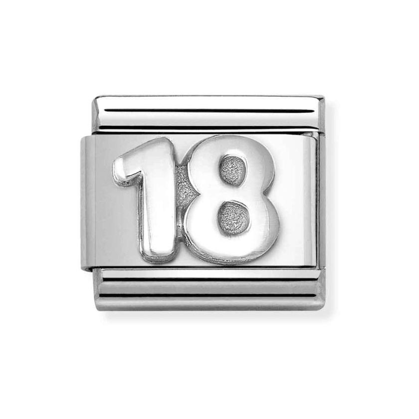 Beads & Charms | CLASSIC Silvershine Number "18" Charm Beads & Charms Beads & Charms