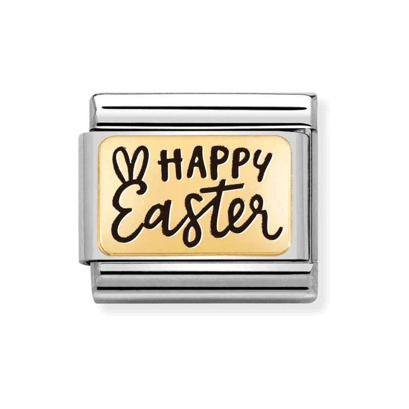 Beads & Charms | CLASSIC Gold ‘HAPPY EASTER’ Charm Beads & Charms Beads & Charms