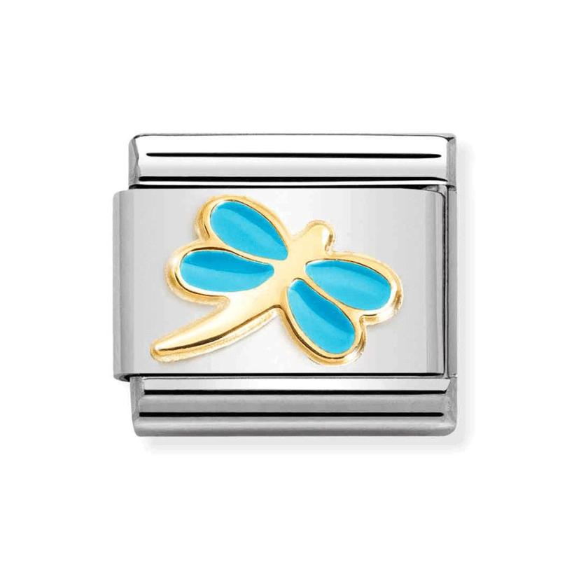 Beads & Charms | CLASSIC Gold Turquoise DragonFly Charm Beads & Charms Beads & Charms